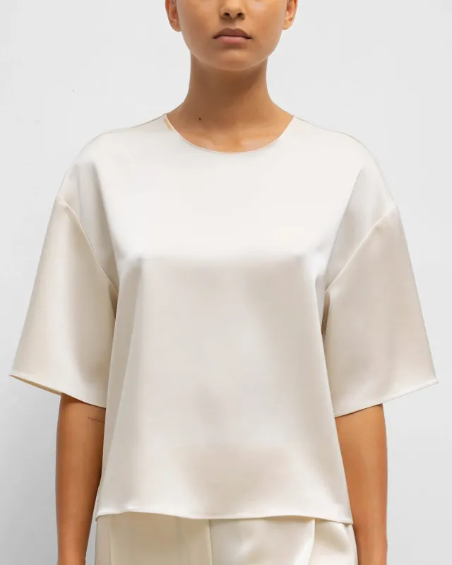 Barb Boxy Tee made by Leset