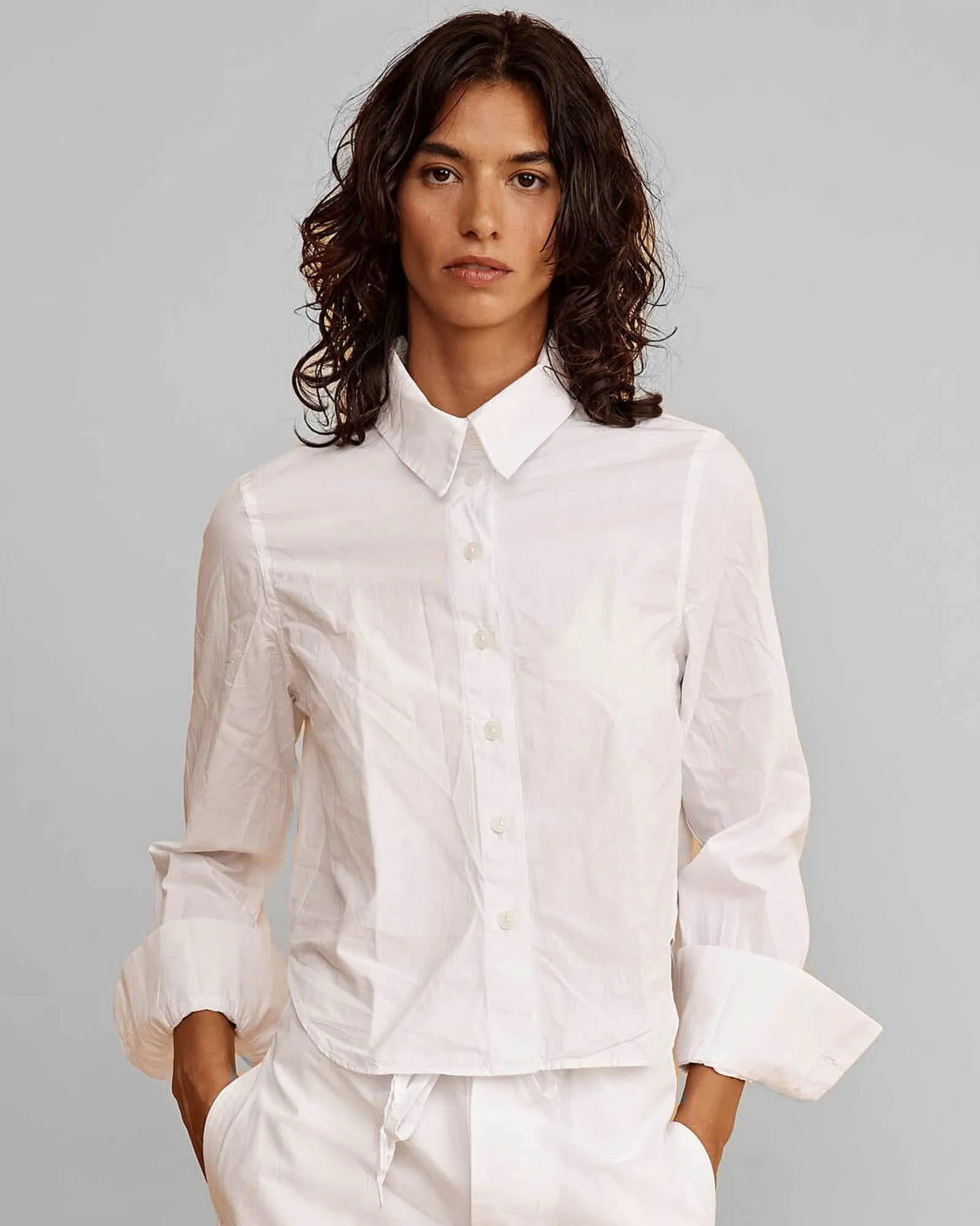 Lily Crop Shirt sold by TNT Fashion
