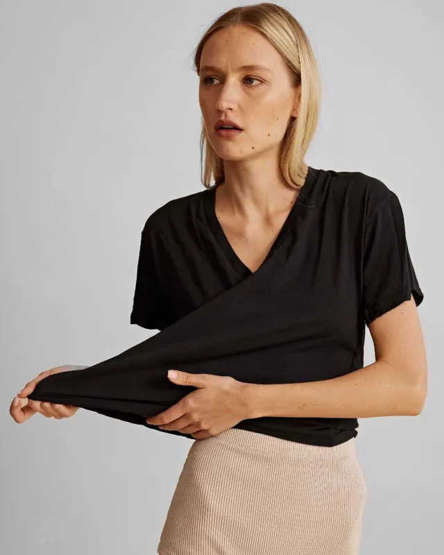 Jessica V-Neck Tee sold by TNT Fashion