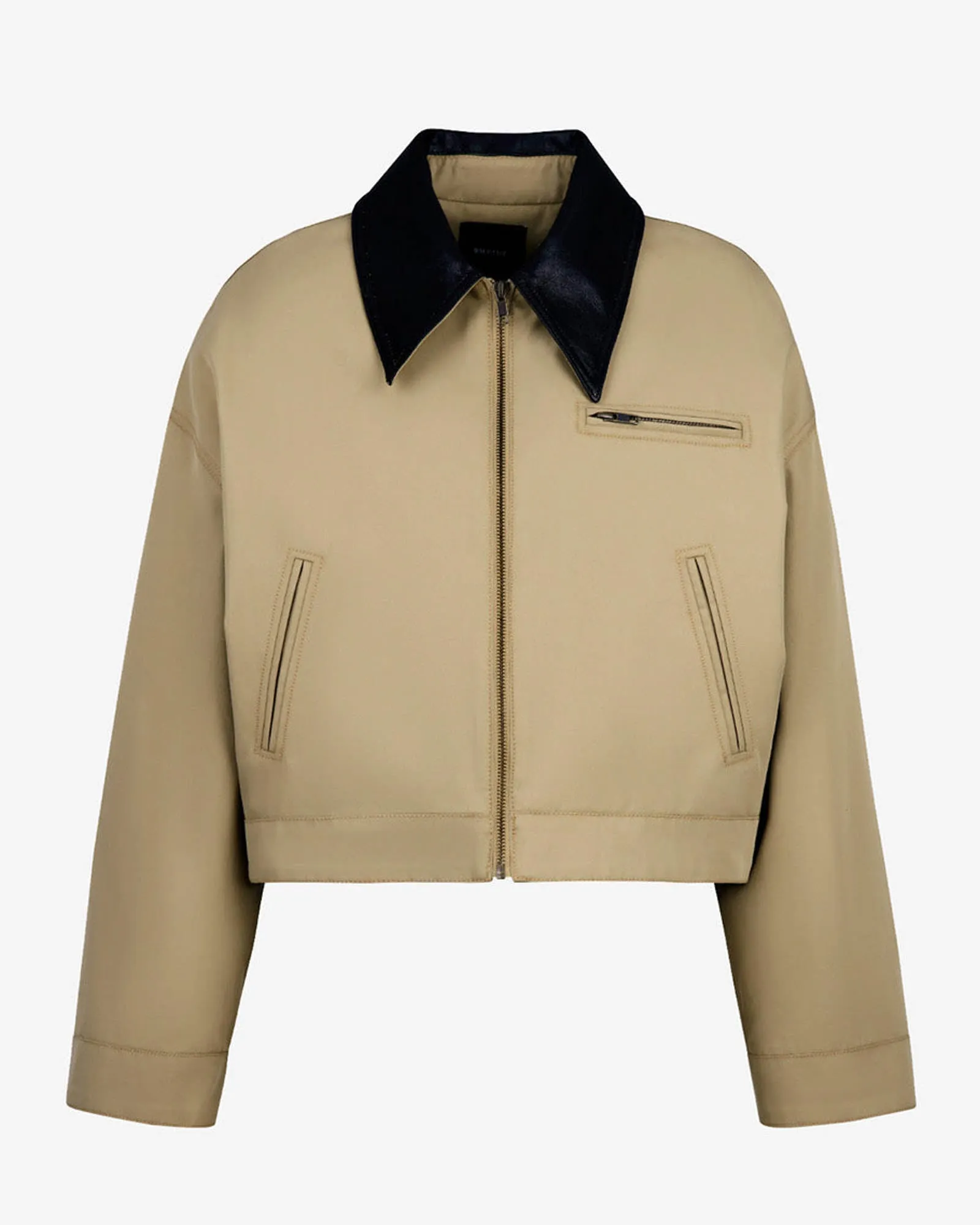 Leather Block Jacket sold by TNT Fashion product image thumbnail 3