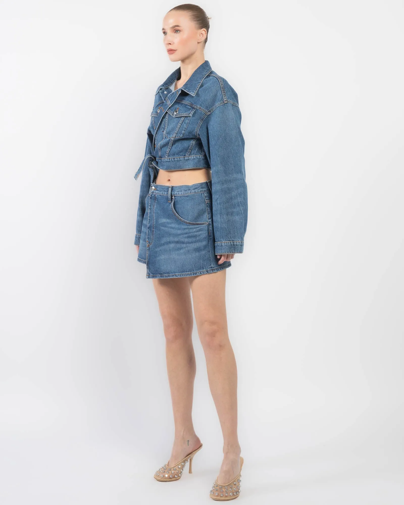 Wrap Trucker Jacket sold by TNT Fashion product image thumbnail 4