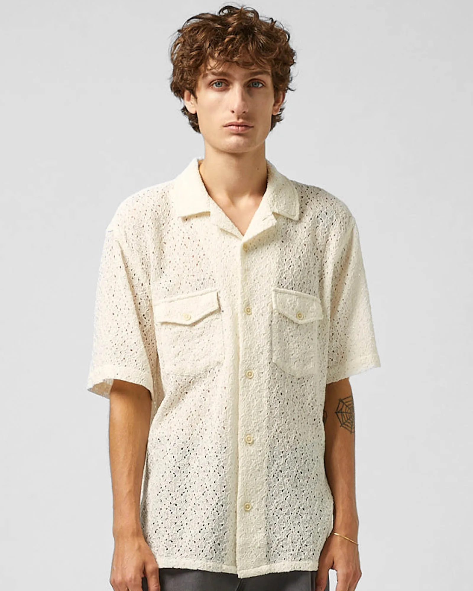 Floral Lace Shirt sold by TNT Fashion