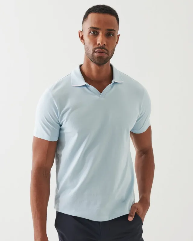 Stretch Tipped Open Polo sold by TNT Fashion
