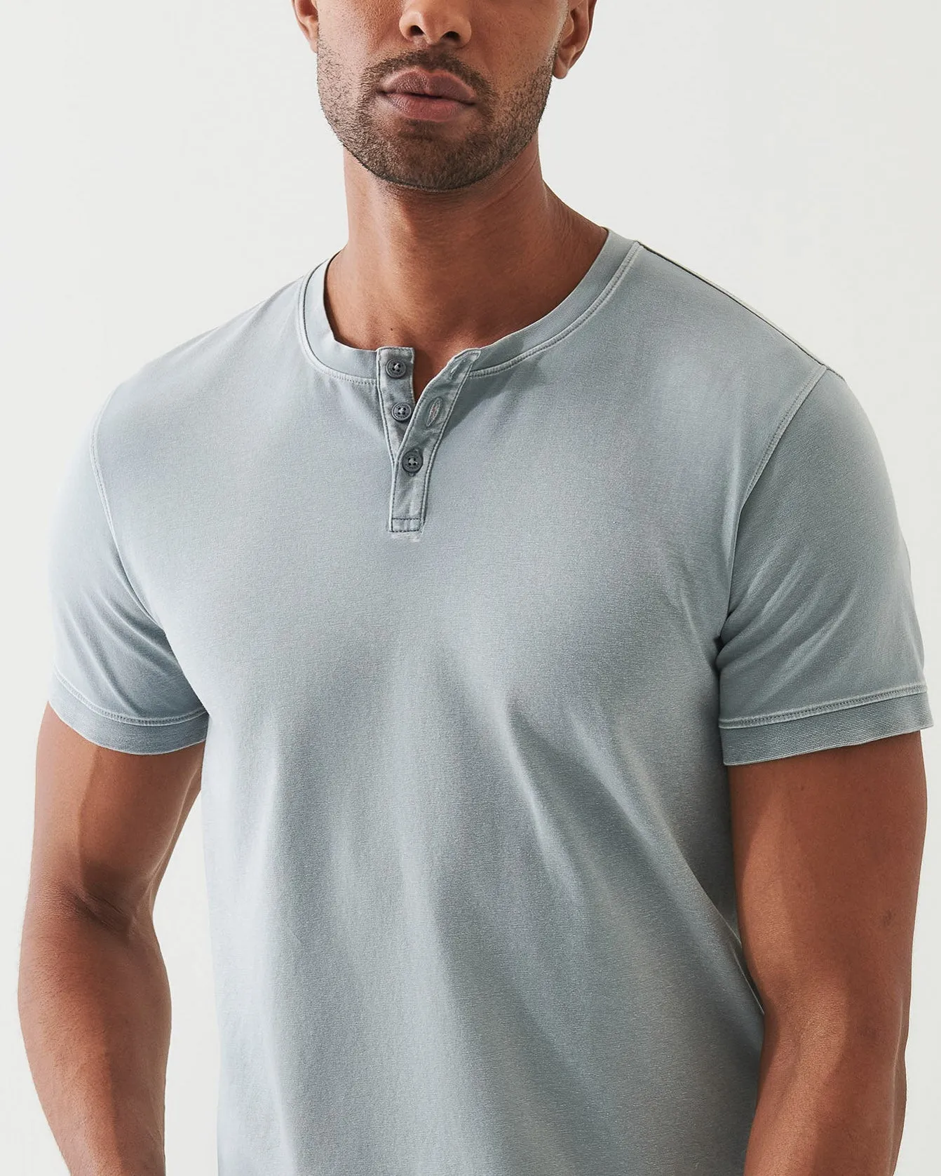 Vintage Wash Henley sold by TNT Fashion product image thumbnail 3