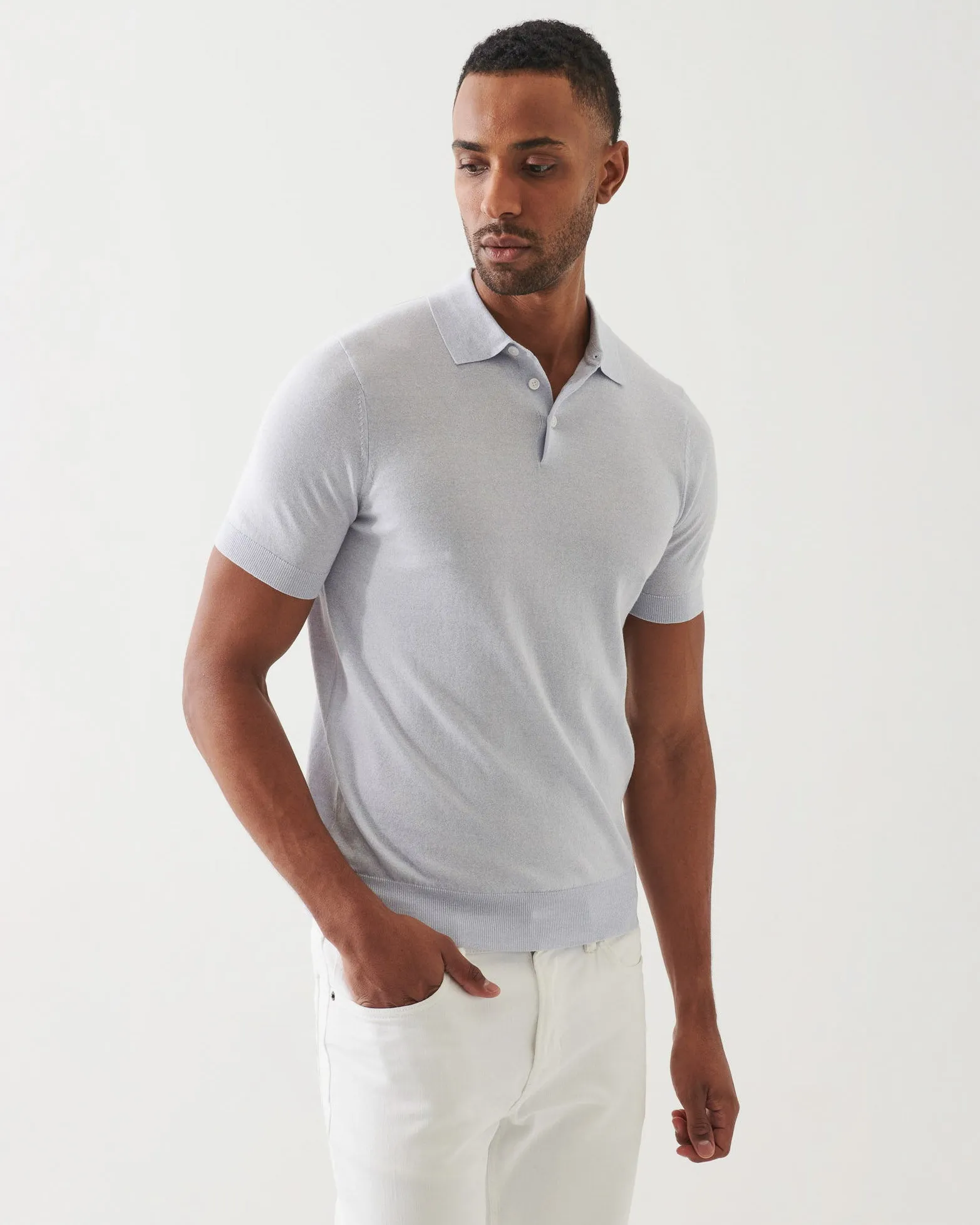 Cupro Button Polo sold by TNT Fashion product image thumbnail 2