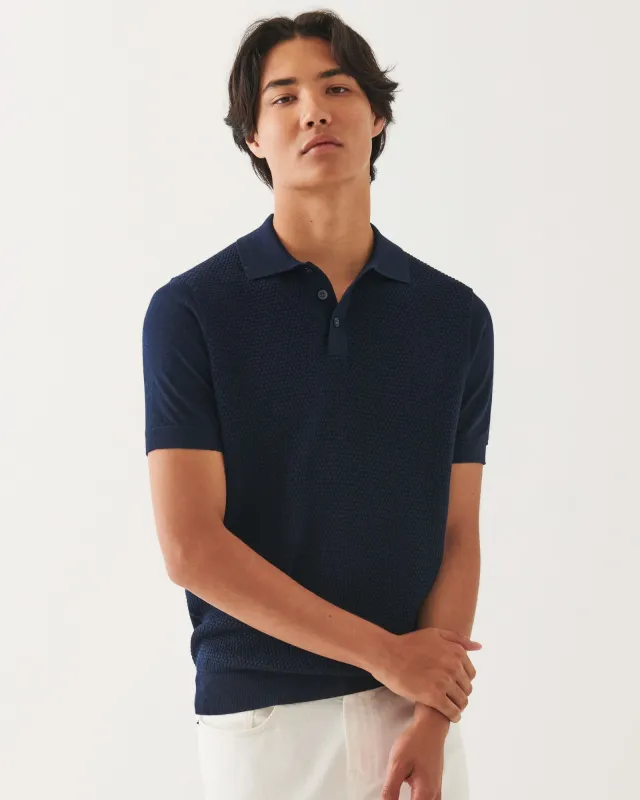 Bubble Stitch Polo sold by TNT Fashion