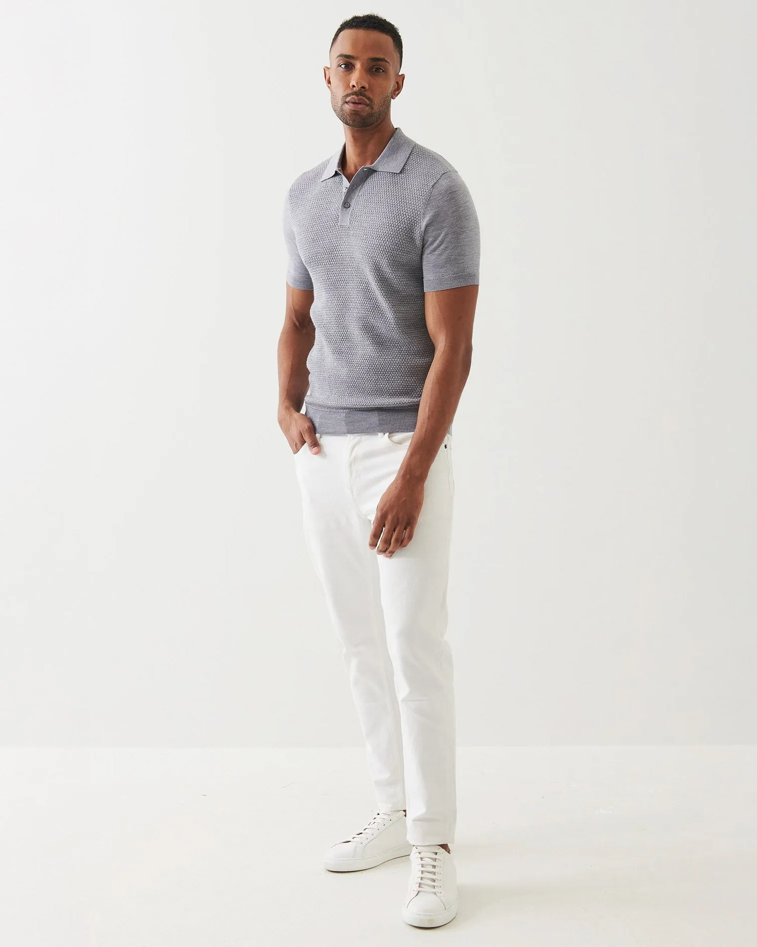 Bubble Stitch Polo sold by TNT Fashion product image thumbnail 2