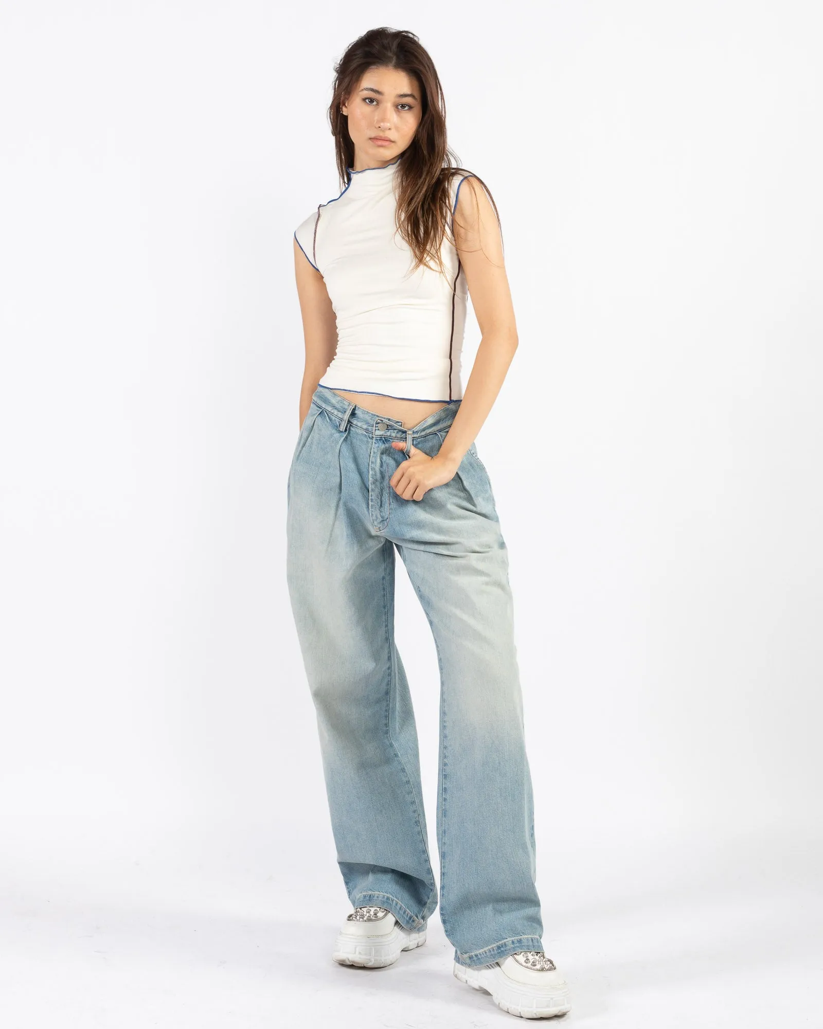 Blair Pleated Jeans sold by TNT Fashion product image thumbnail 2