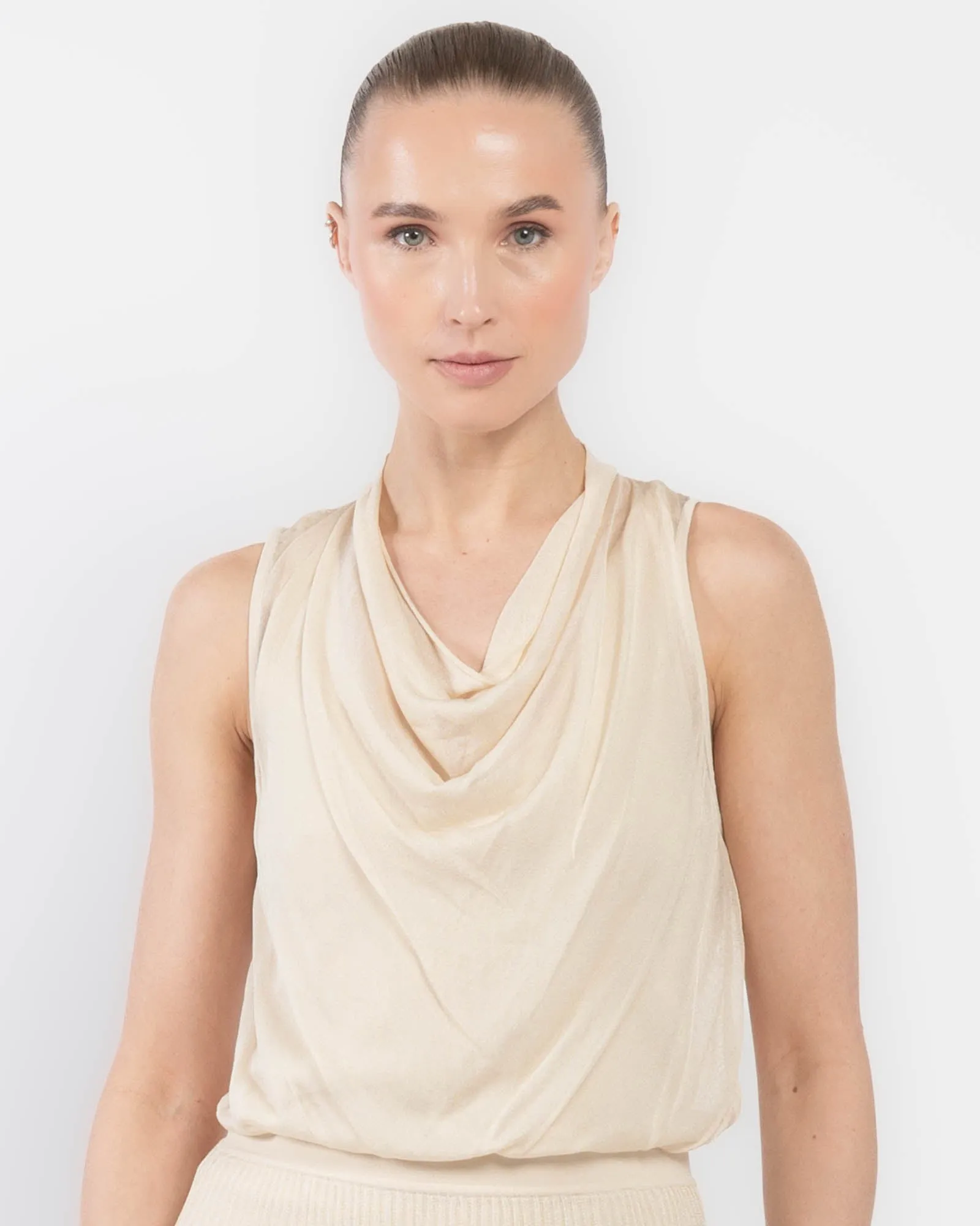Carmina Cowl Tank sold by TNT Fashion