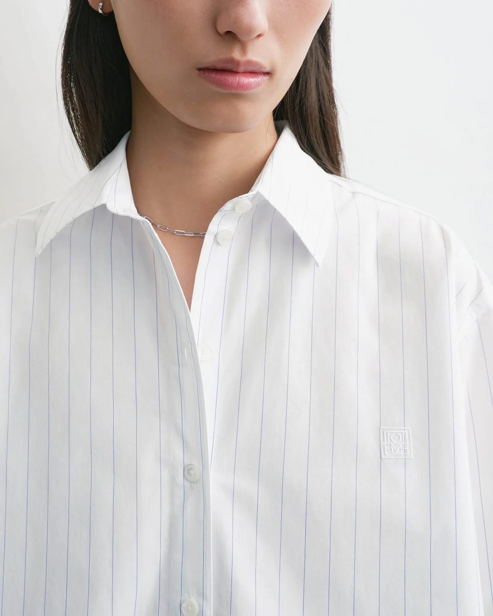 Monogram Striped Shirt sold by TNT Fashion product image thumbnail 5