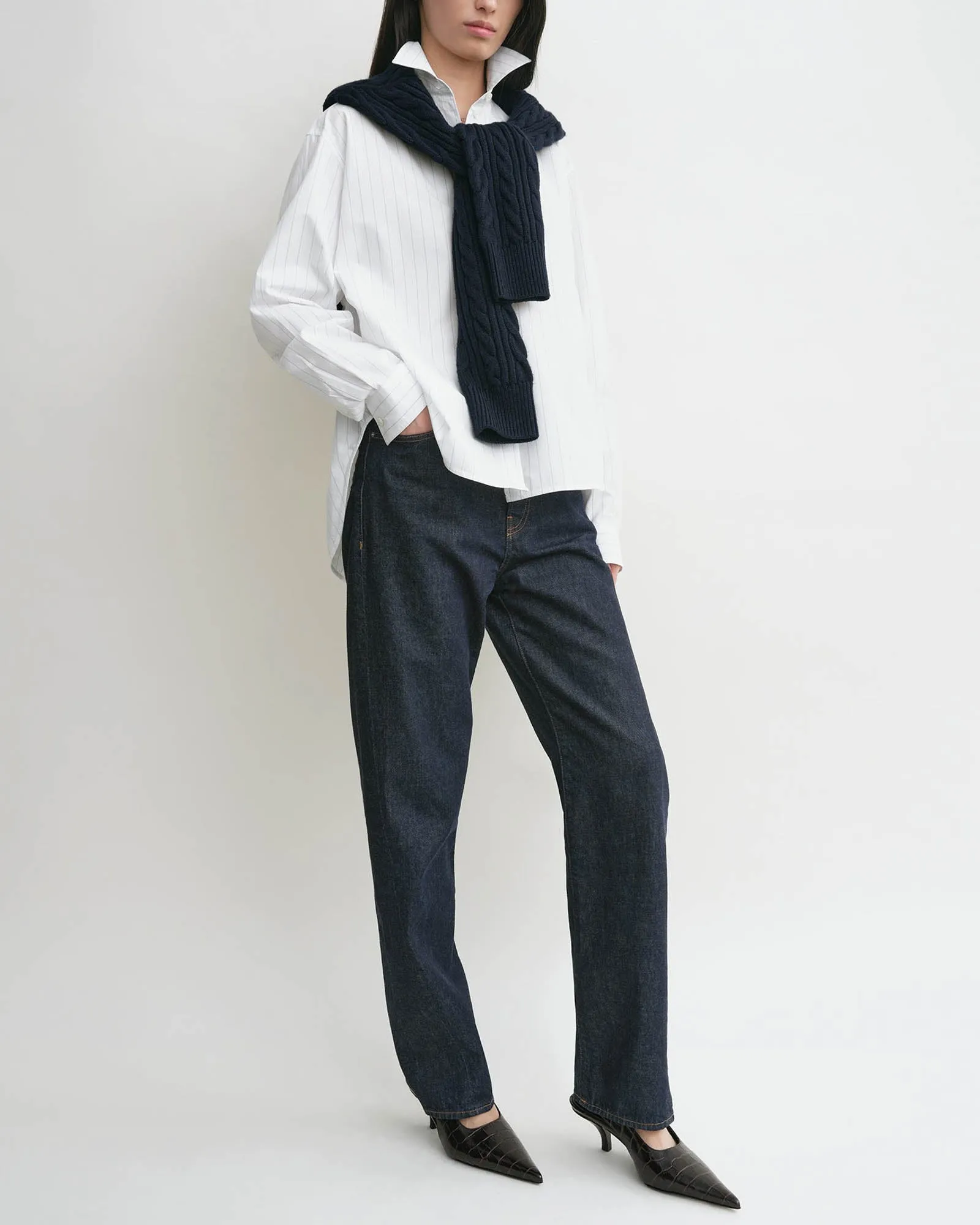 Monogram Striped Shirt sold by TNT Fashion product image thumbnail 2