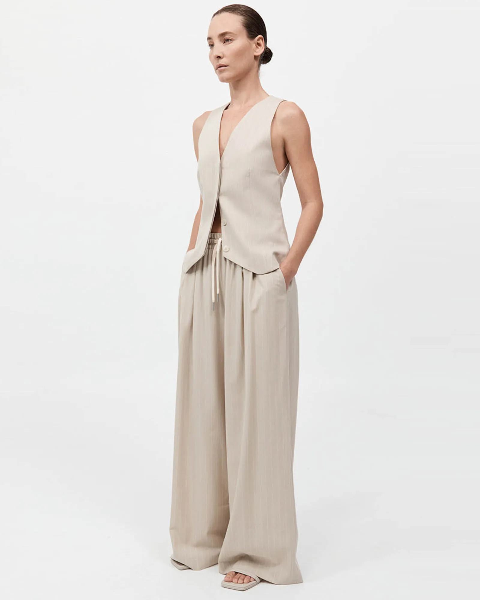 Pinstripe Drawstring Pants sold by TNT Fashion product image thumbnail 4