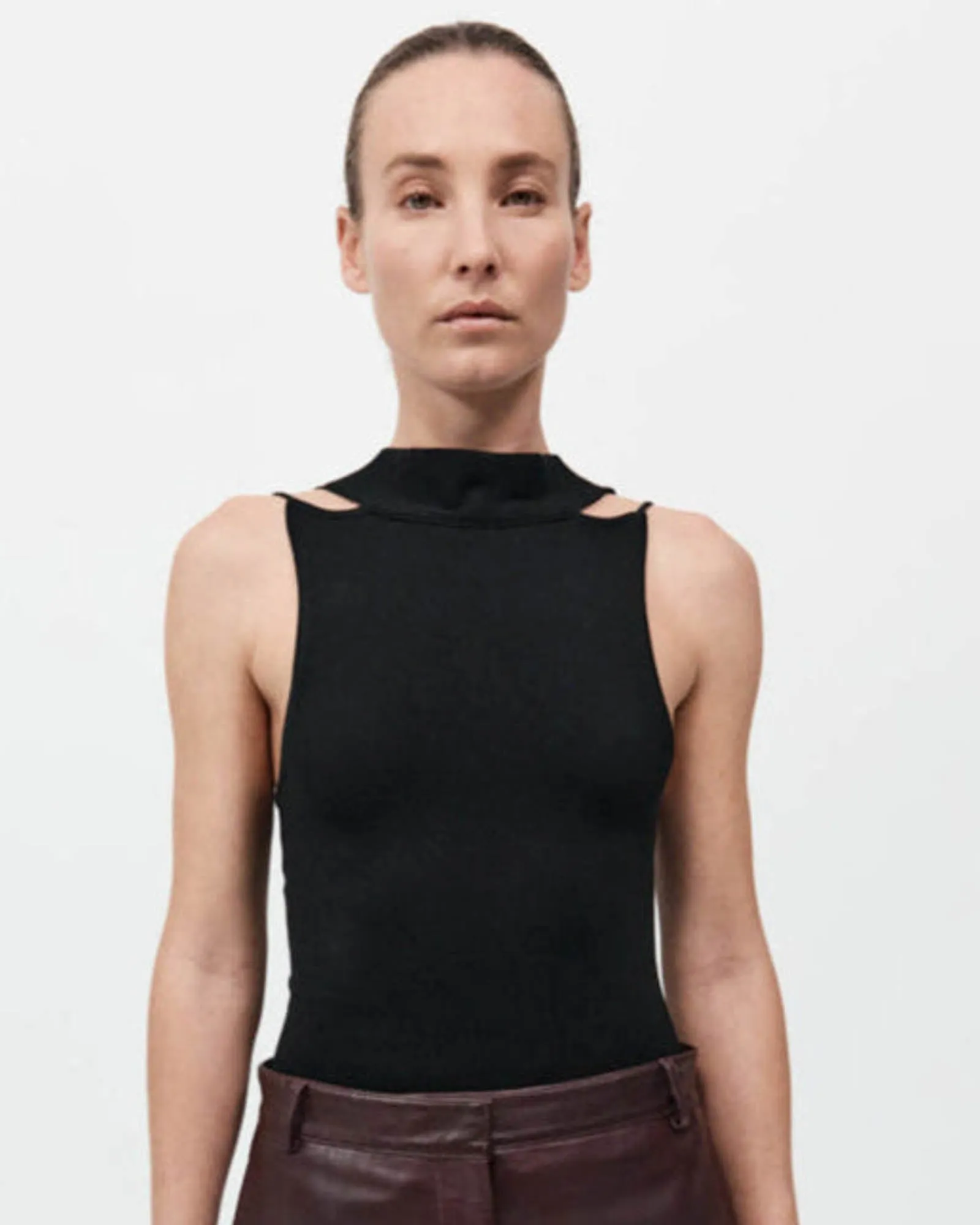 Knit Scarf Top sold by TNT Fashion