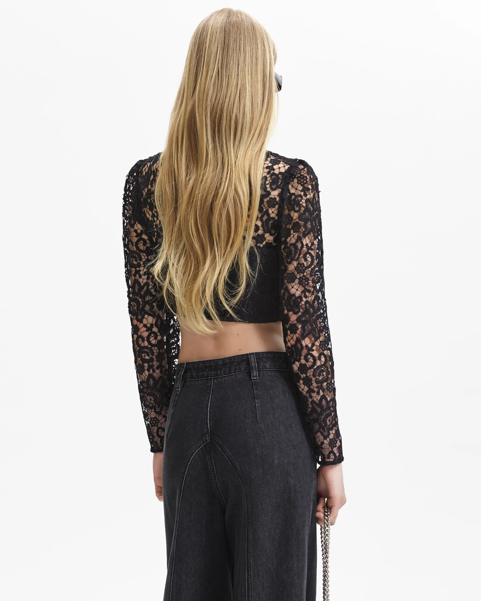 Lace Tie Top sold by TNT Fashion product image thumbnail 4