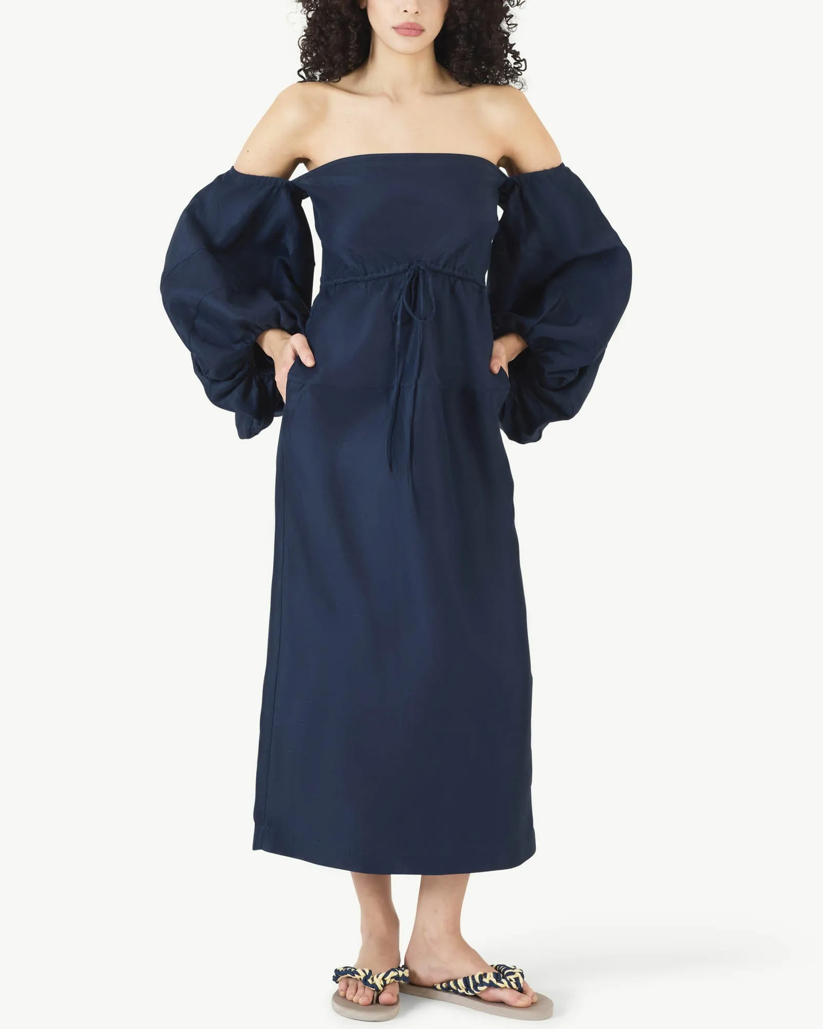 Balloon Sleeve Dress sold by TNT Fashion