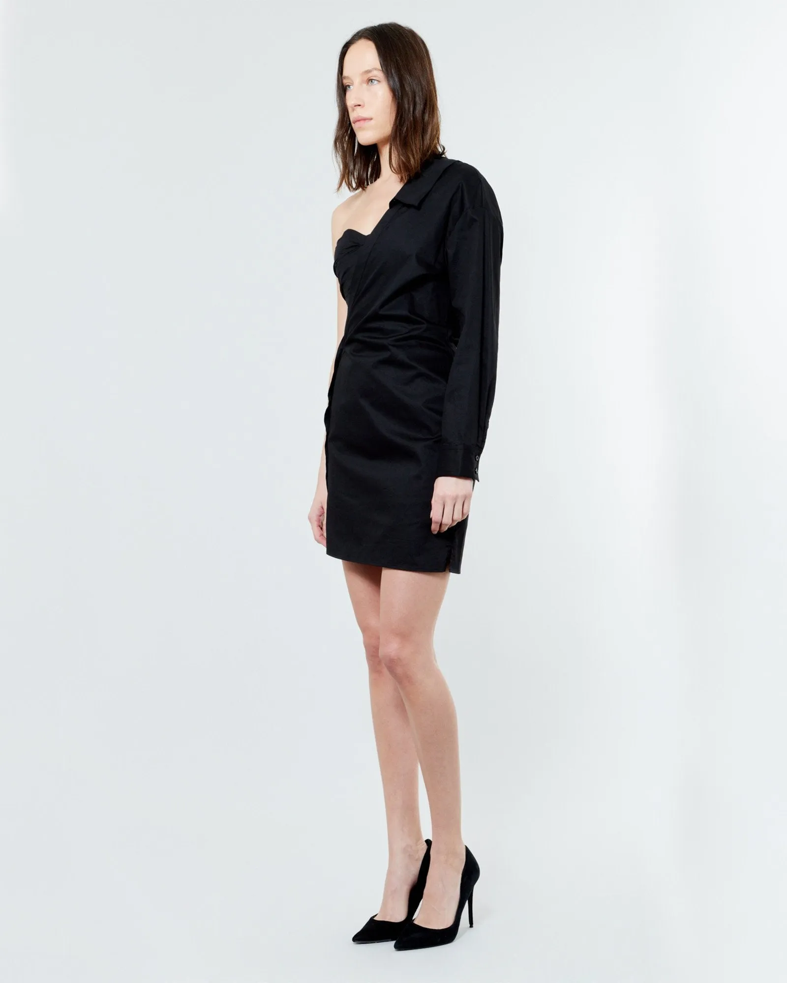 Lana Asymmetrical Shirt Dress sold by TNT Fashion product image thumbnail 3