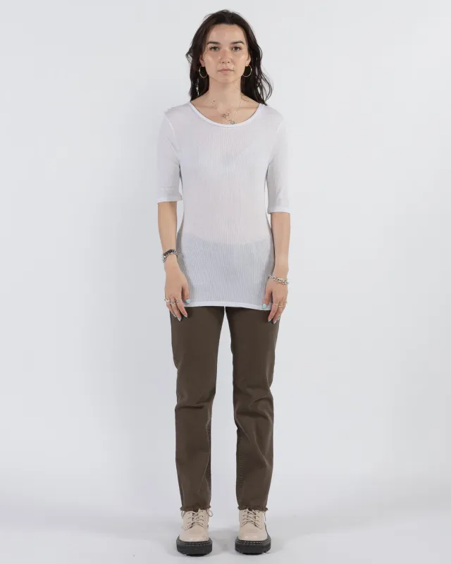 Ribbed Elbow Sleeve Top sold by TNT Fashion