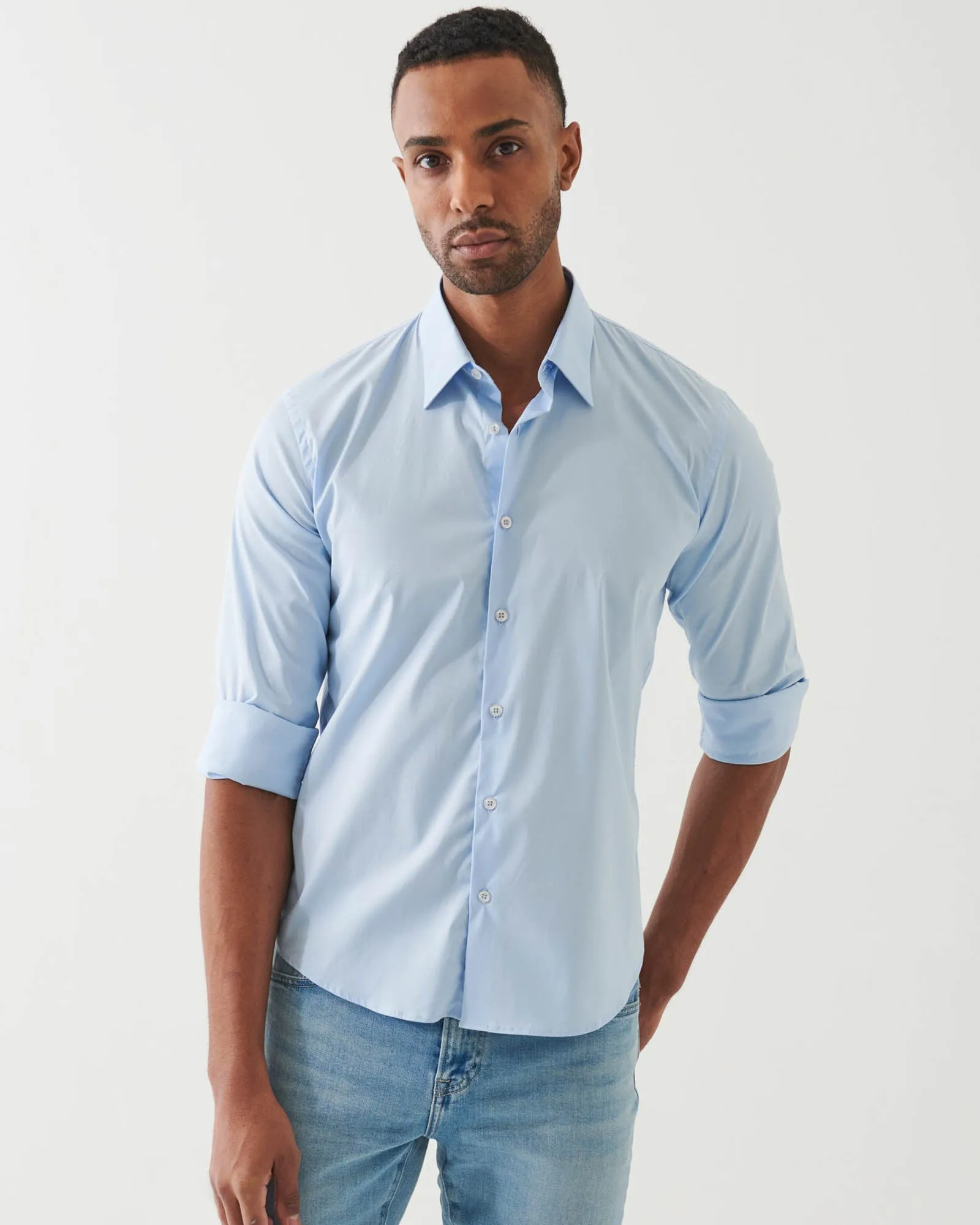 Long Sleeve Darted Shirt sold by TNT Fashion product image thumbnail 3