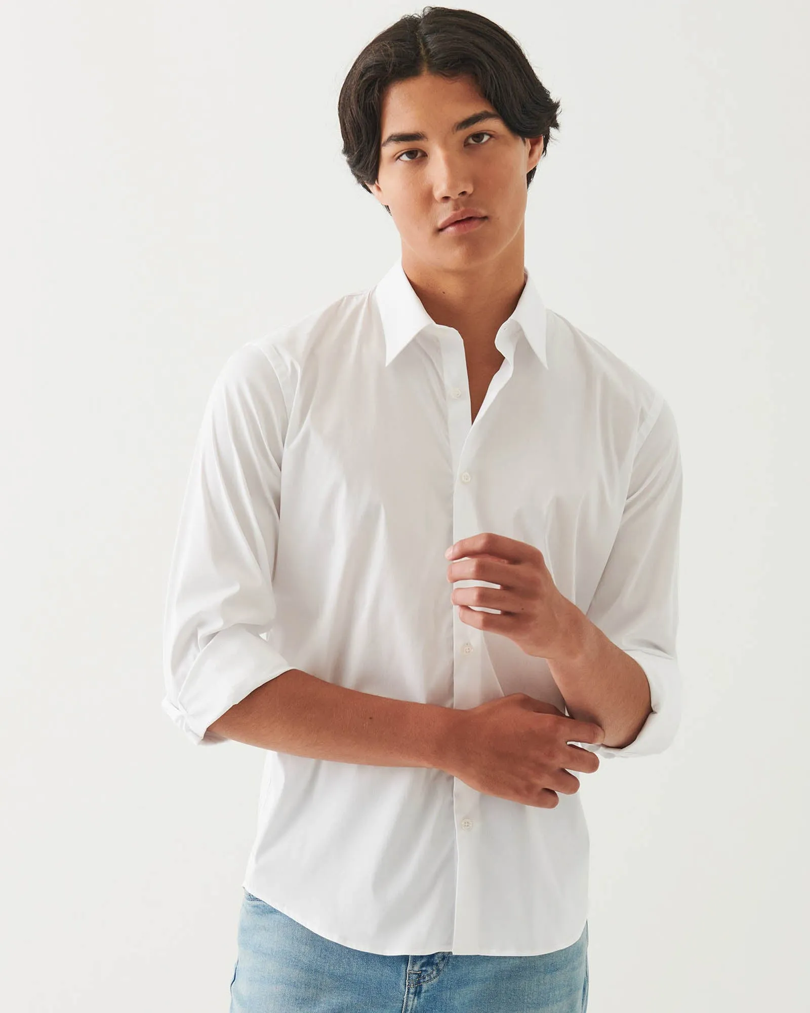 Long Sleeve Darted Shirt sold by TNT Fashion product image thumbnail 3