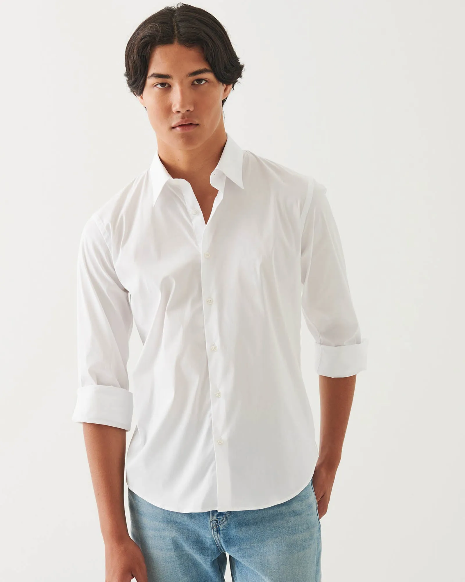 Long Sleeve Darted Shirt sold by TNT Fashion product image thumbnail 2