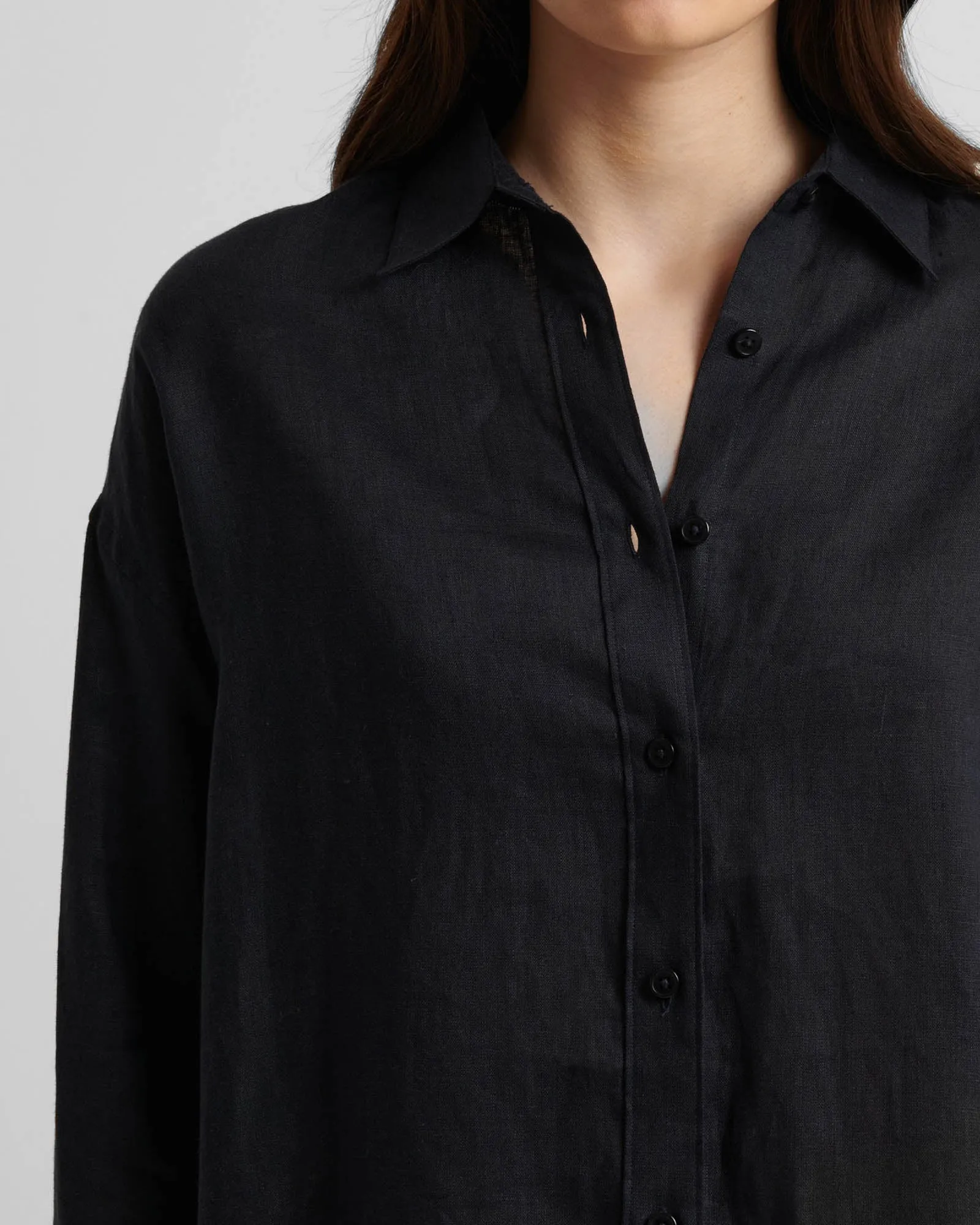 Linen Boyfriend Shirt sold by TNT Fashion product image thumbnail 4