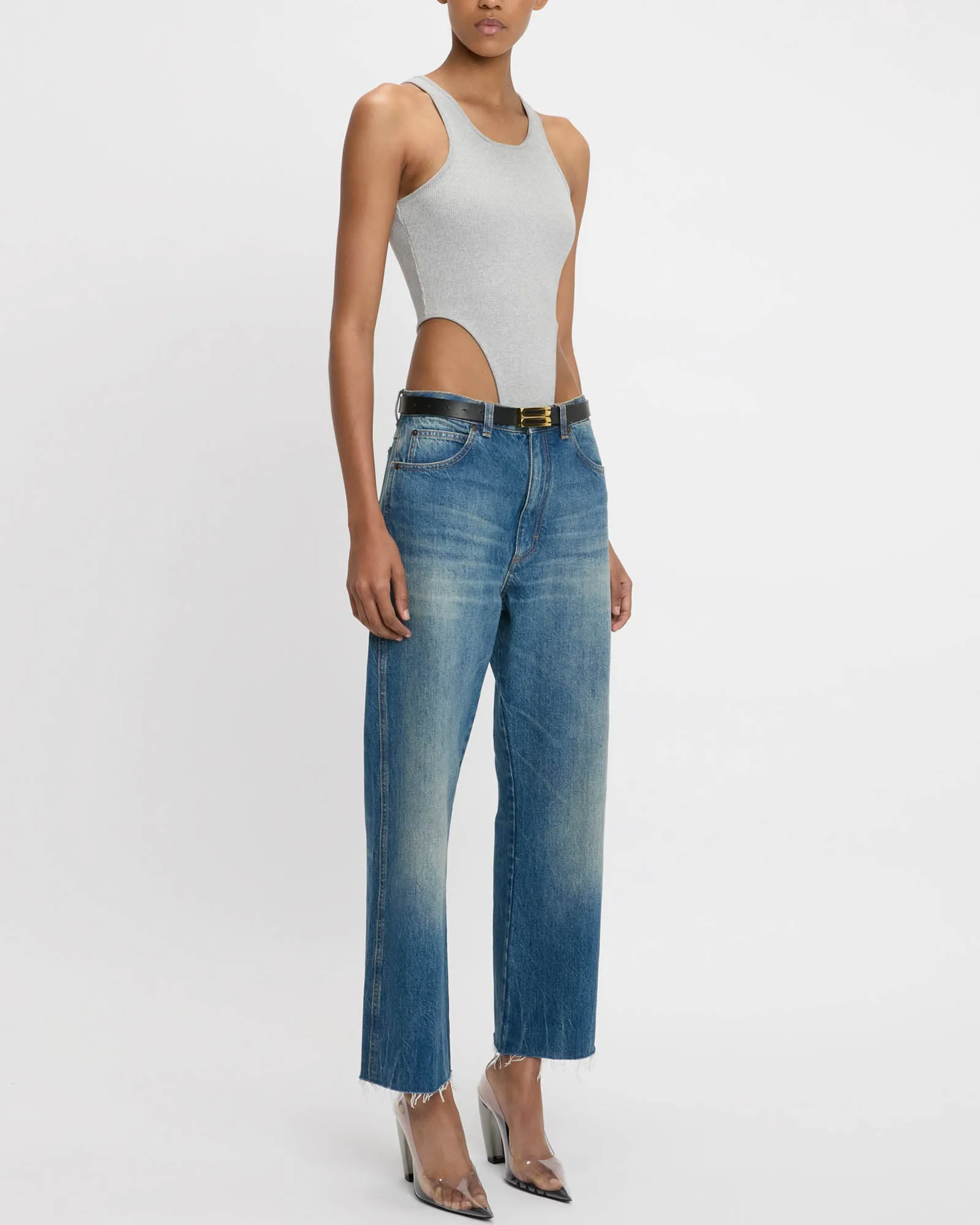 Crop Curve Jeans sold by TNT Fashion product image thumbnail 4