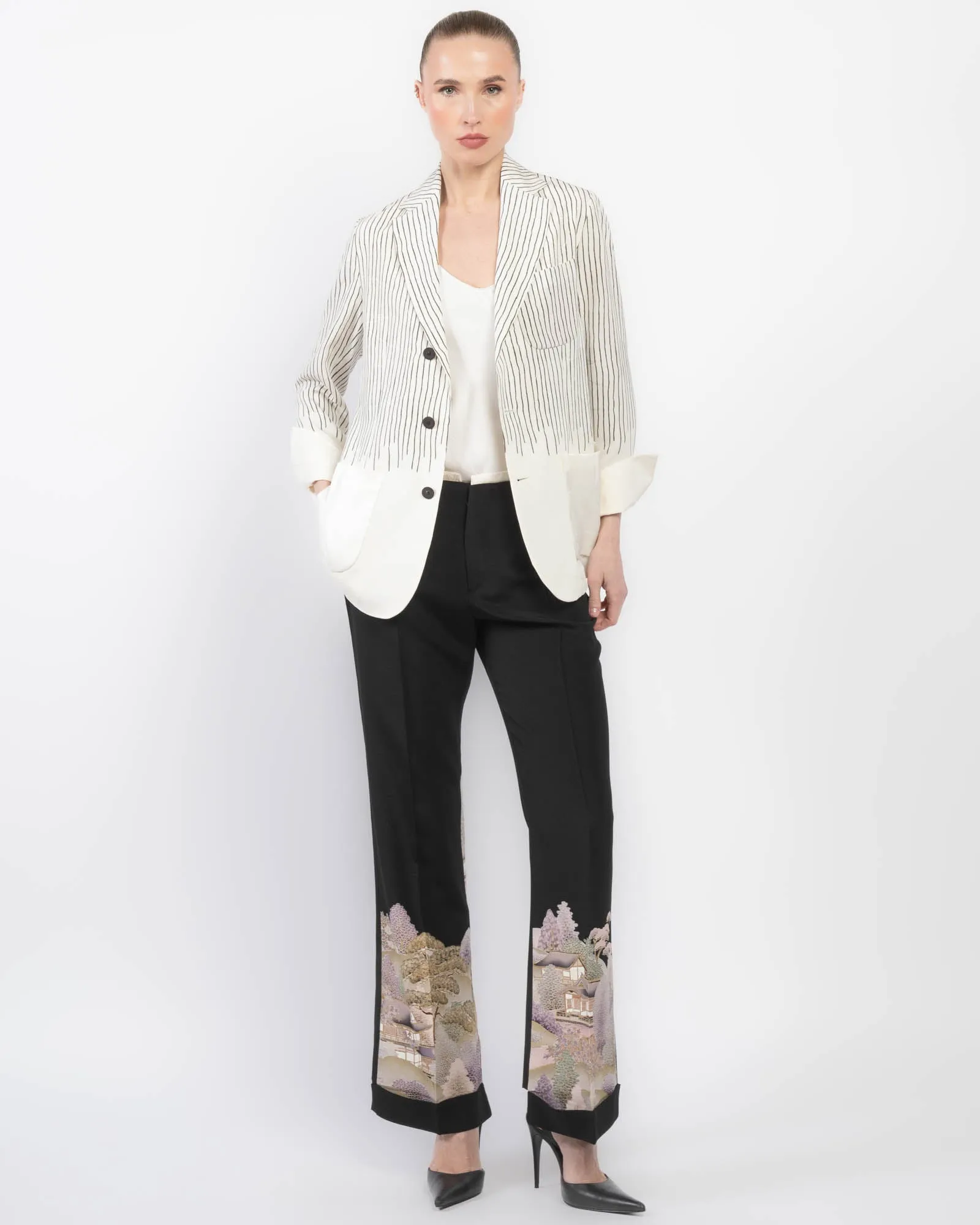Floral Stripe Jacket sold by TNT Fashion product image thumbnail 2