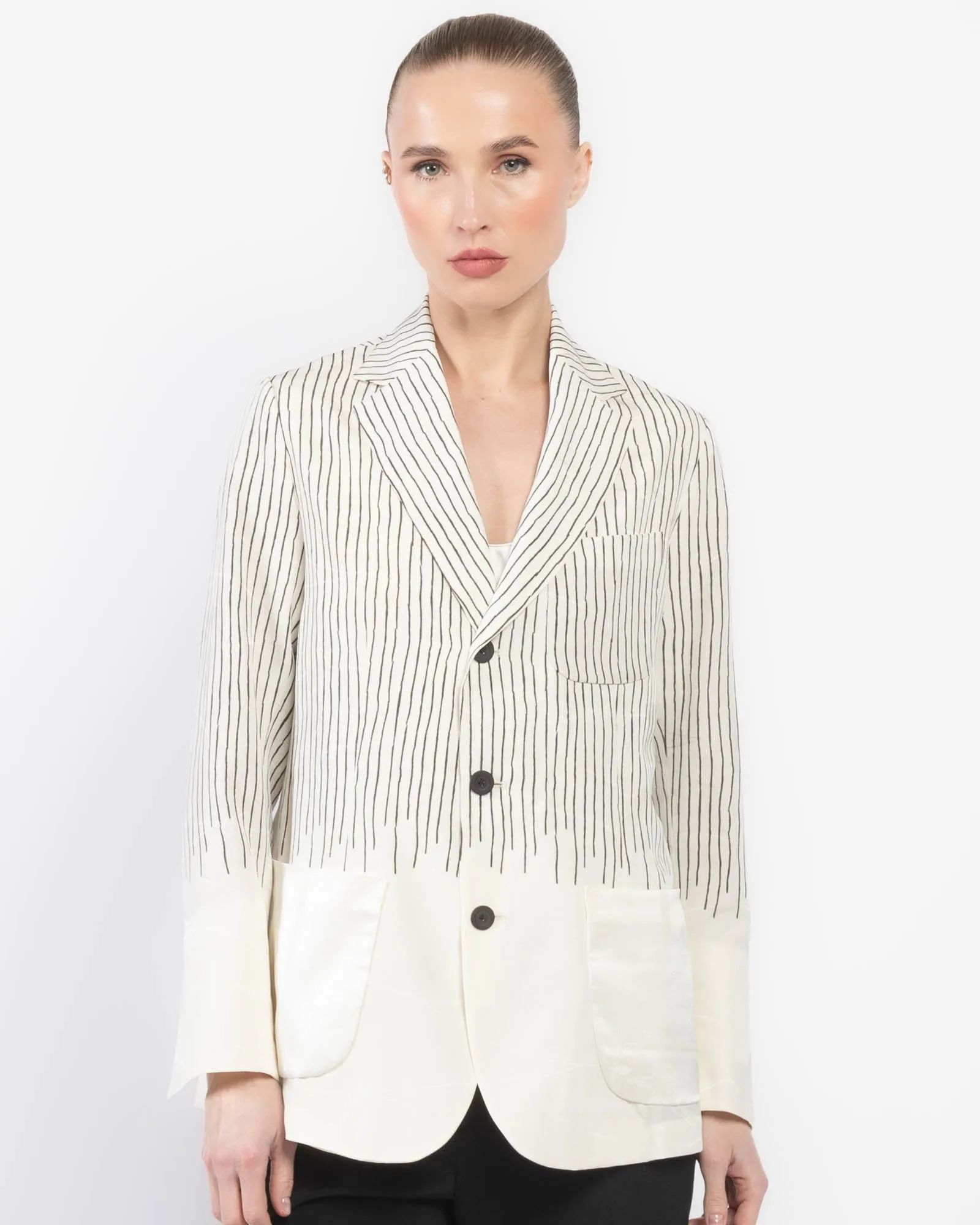 Floral Stripe Jacket sold by TNT Fashion