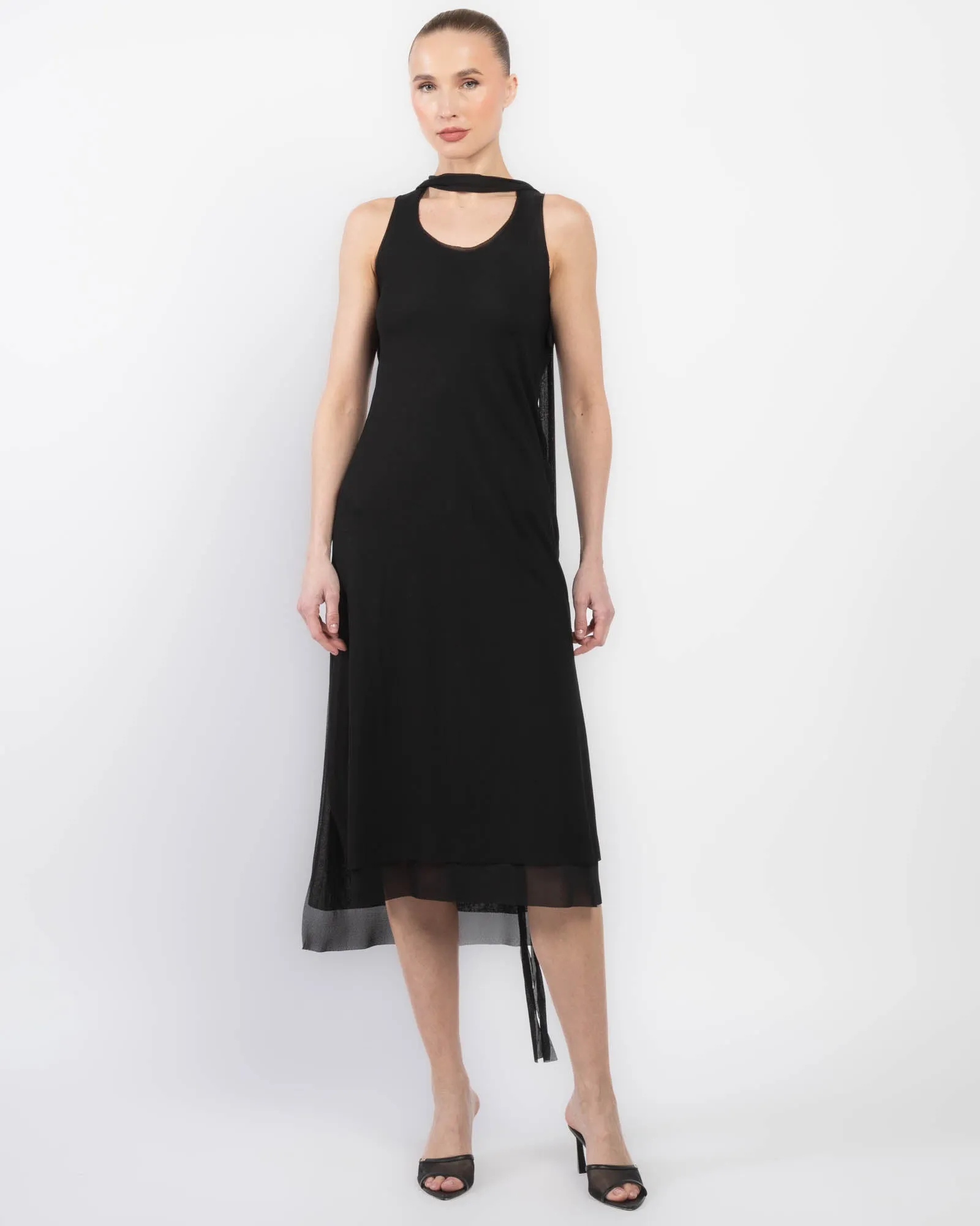 Long Sheer Tank Dress sold by TNT Fashion product image thumbnail 3