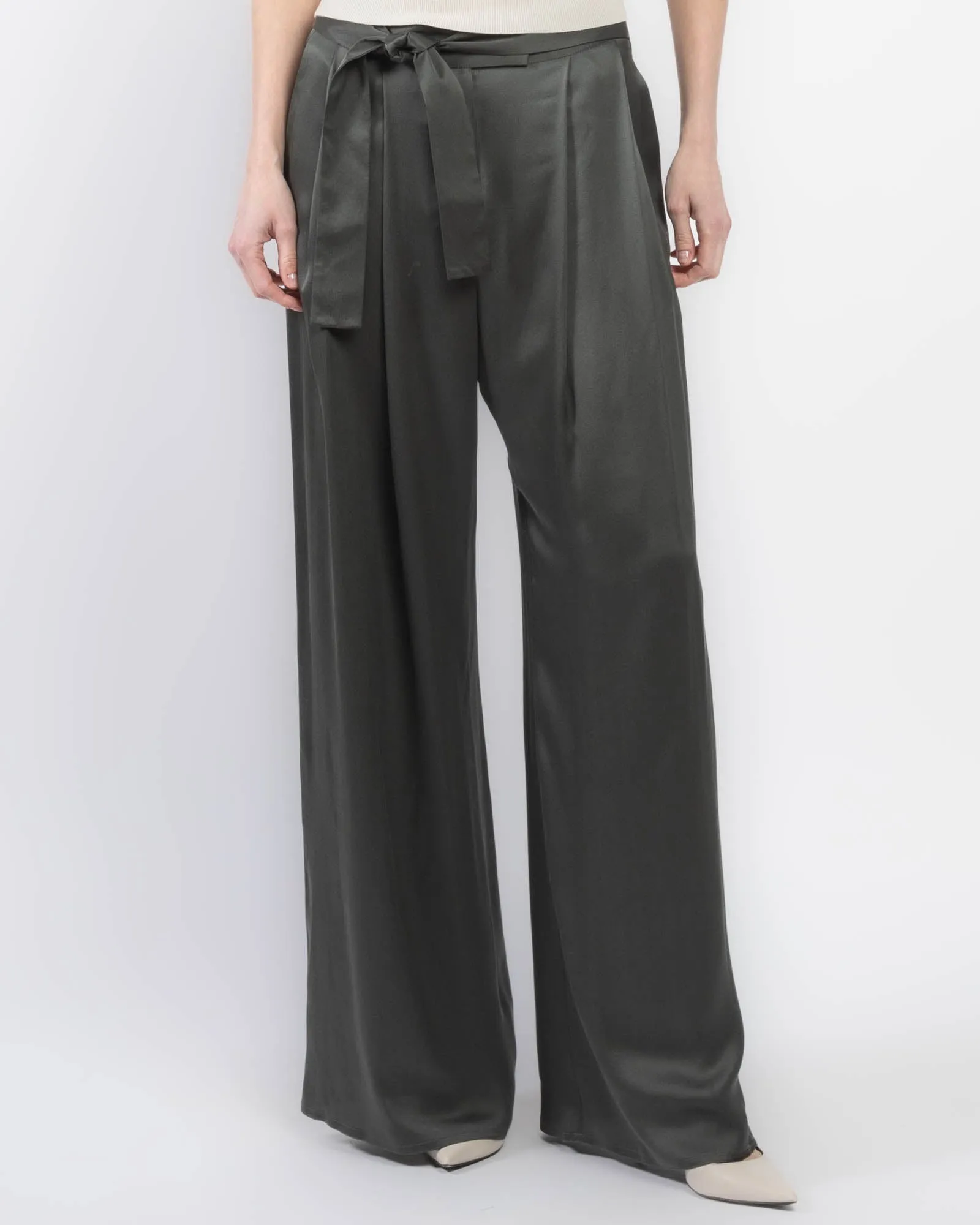 Wide Leg Pants With Belt sold by TNT Fashion