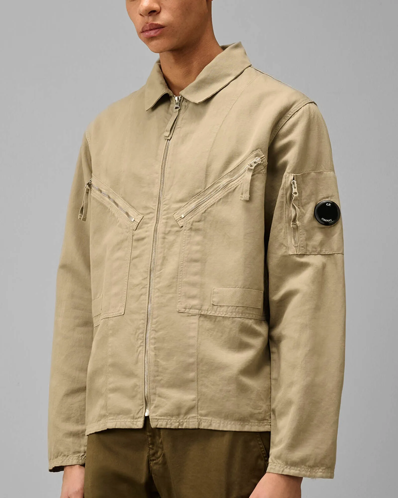Full Zip Overshirt sold by TNT Fashion