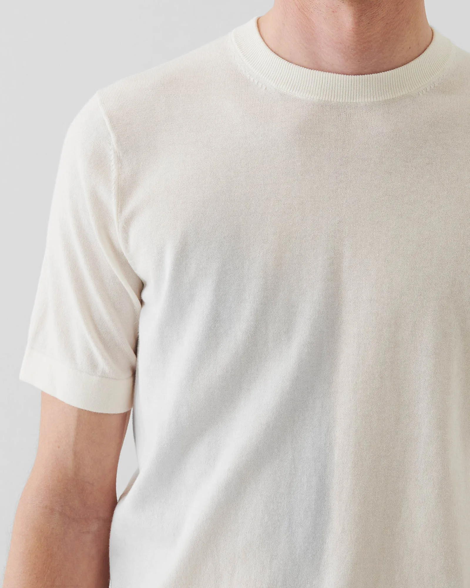 Short Sleeve Cashmere Crewneck sold by TNT Fashion product image thumbnail 3