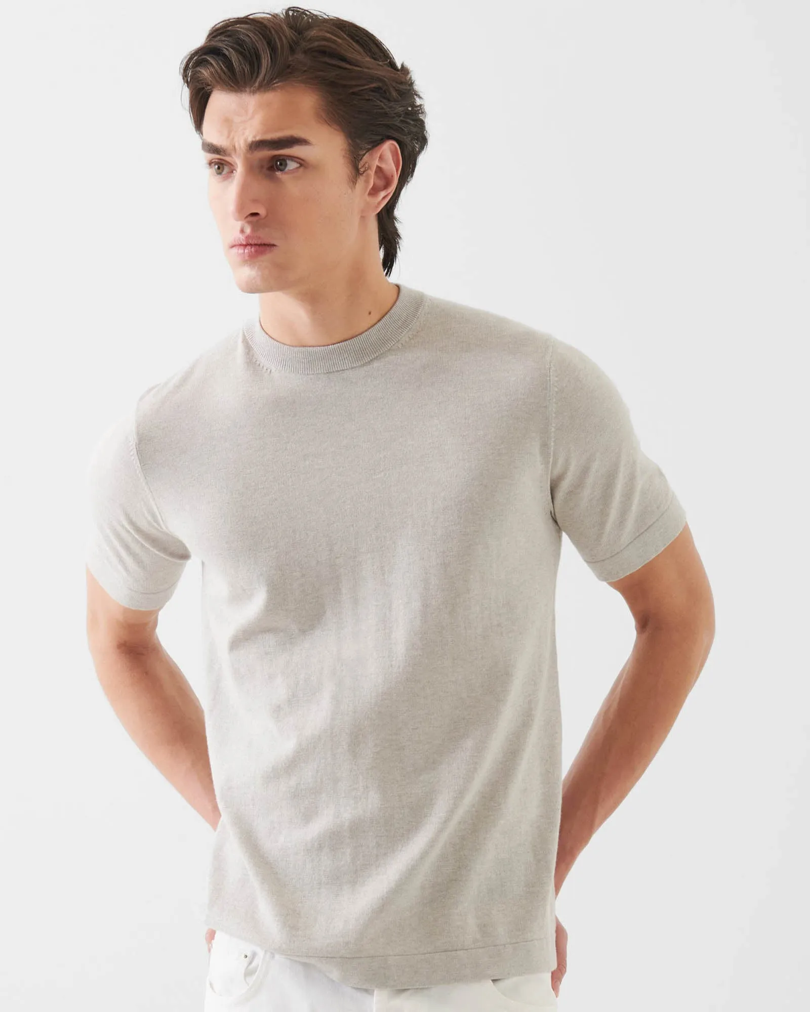 Short Sleeve Cashmere Crewneck sold by TNT Fashion