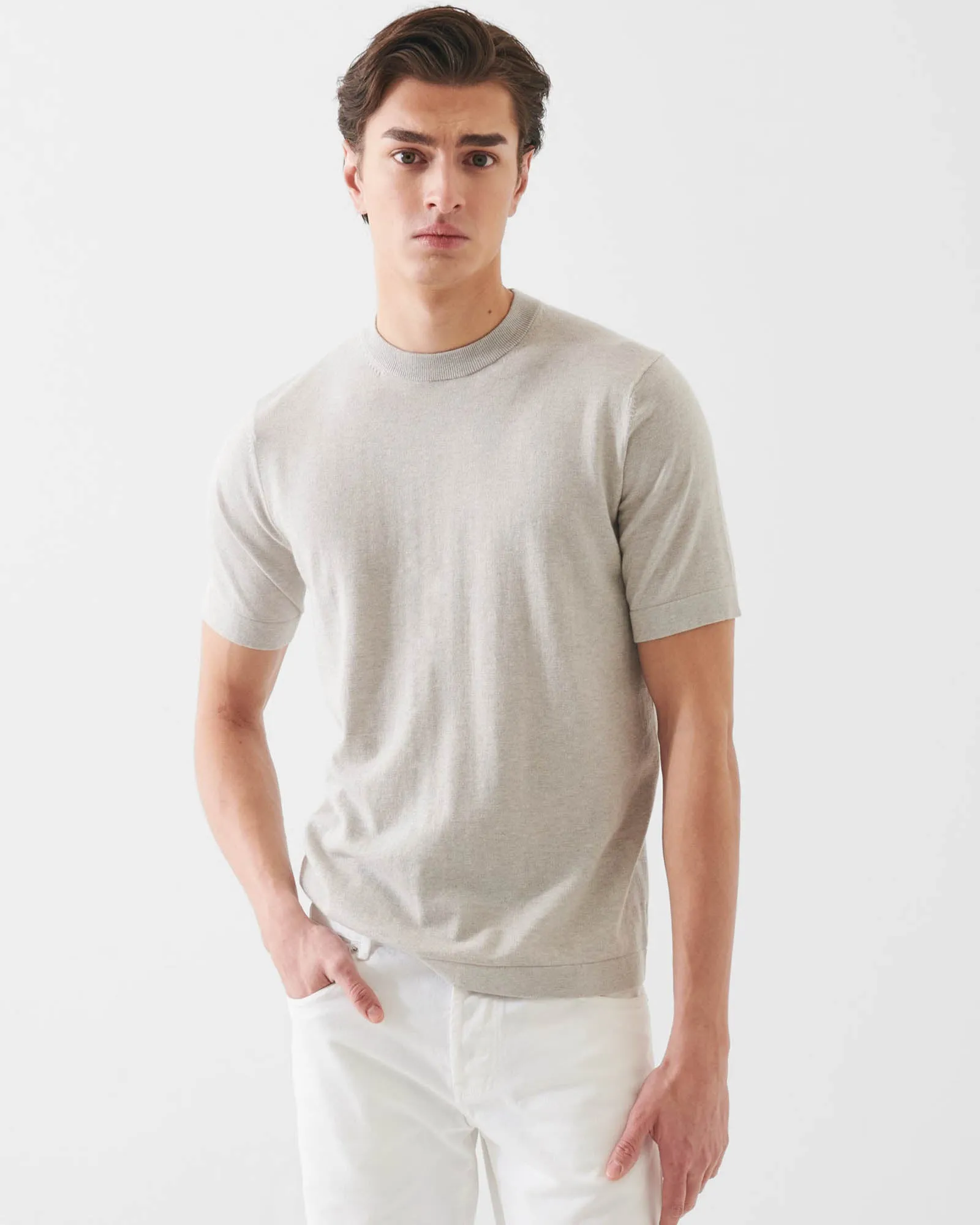 Short Sleeve Cashmere Crewneck sold by TNT Fashion product image thumbnail 2
