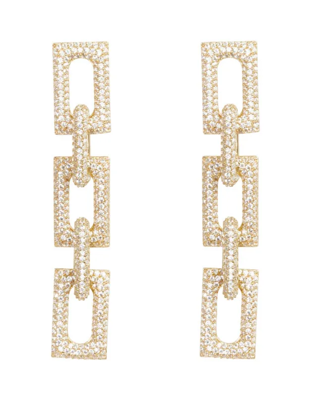 Flat Block Earrings sold by TNT Fashion