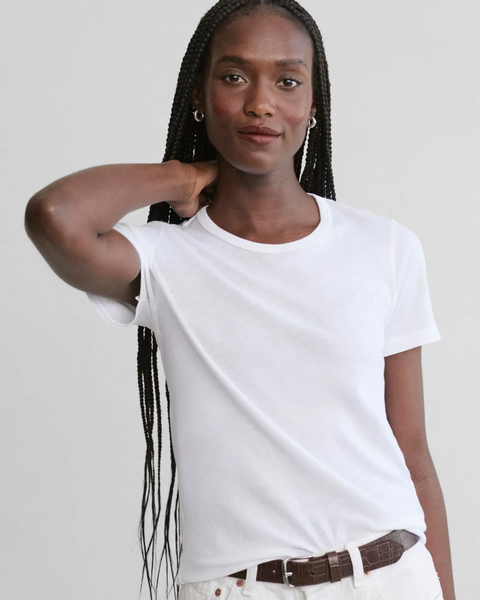 Cotton Slim Tee sold by TNT Fashion