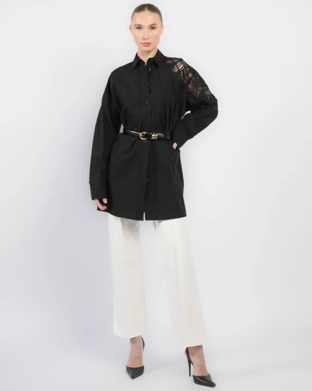 Flower Poplin Shirt sold by TNT Fashion