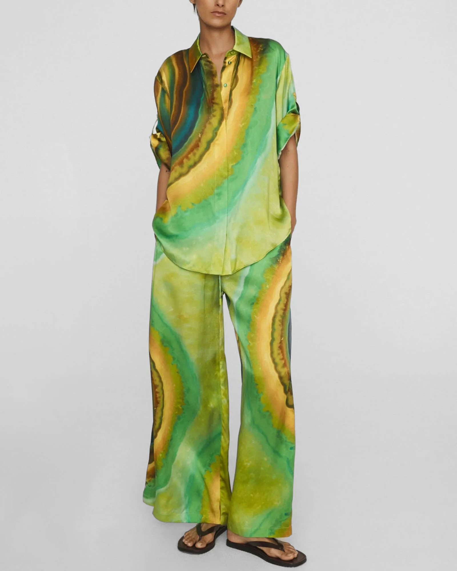 Iris Silk Pants sold by TNT Fashion product image thumbnail 2