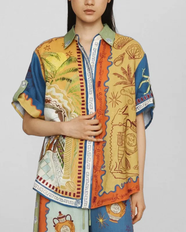 Surreal Summer Shirt sold by TNT Fashion