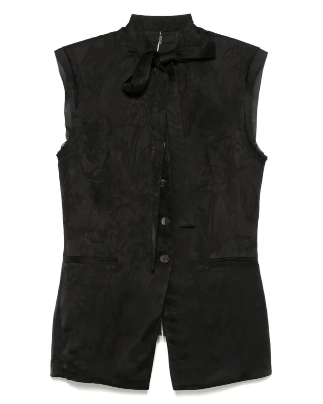 Tie Neck Gilet sold by TNT Fashion