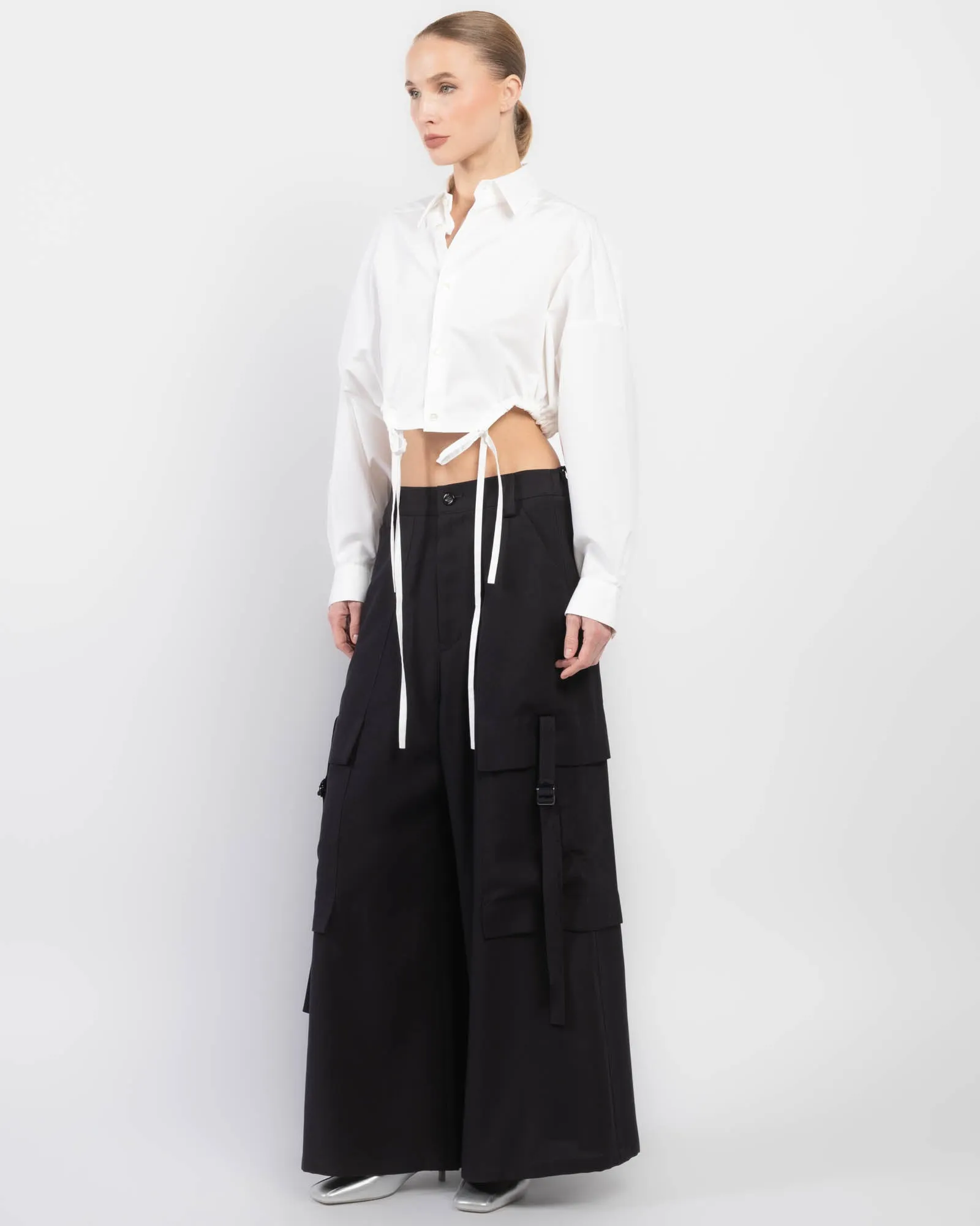 Wide Flare Cargo Pants sold by TNT Fashion product image thumbnail 4