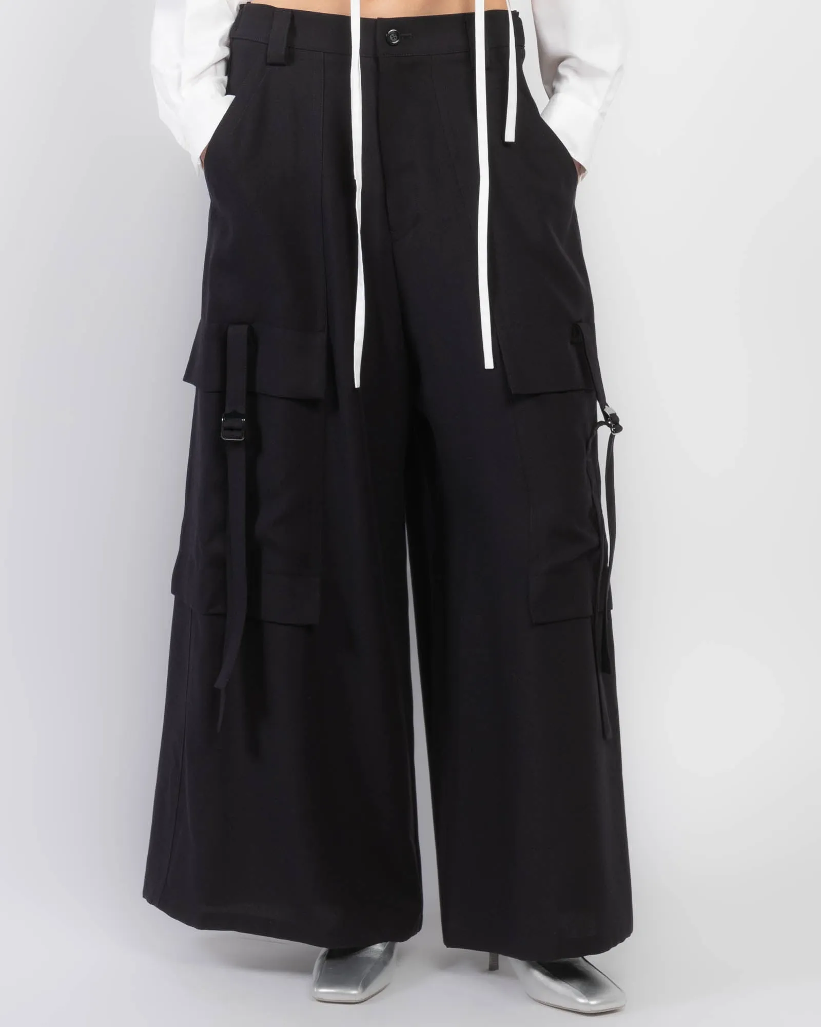 Wide Flare Cargo Pants sold by TNT Fashion