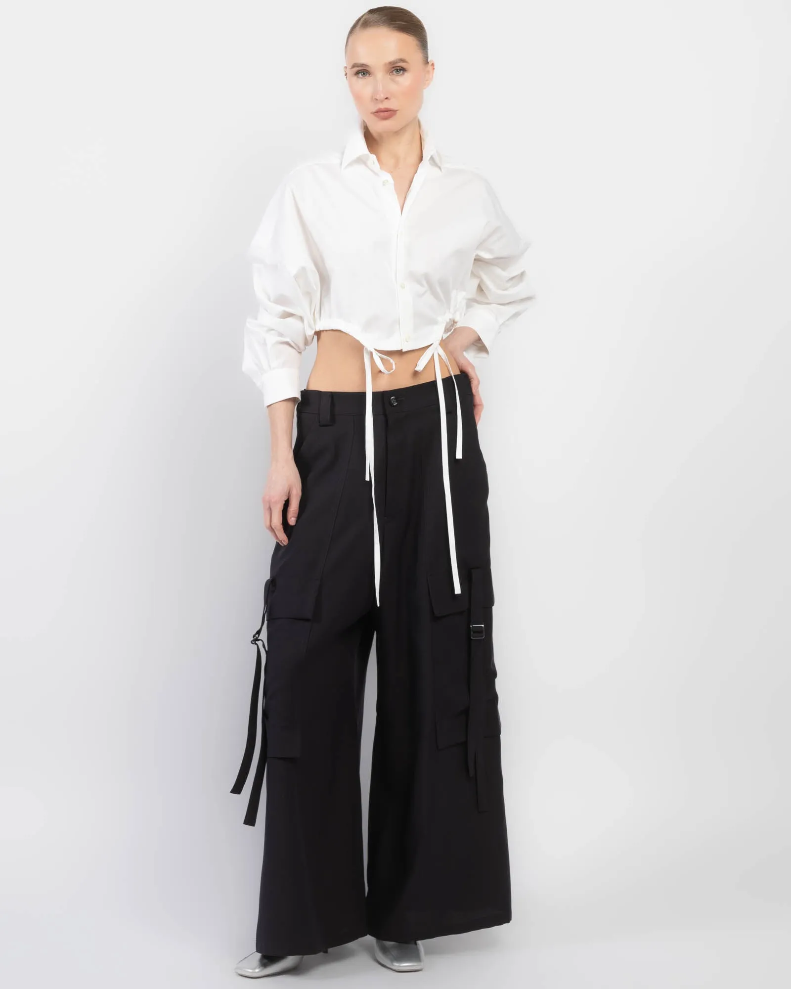 Wide Flare Cargo Pants sold by TNT Fashion product image thumbnail 2