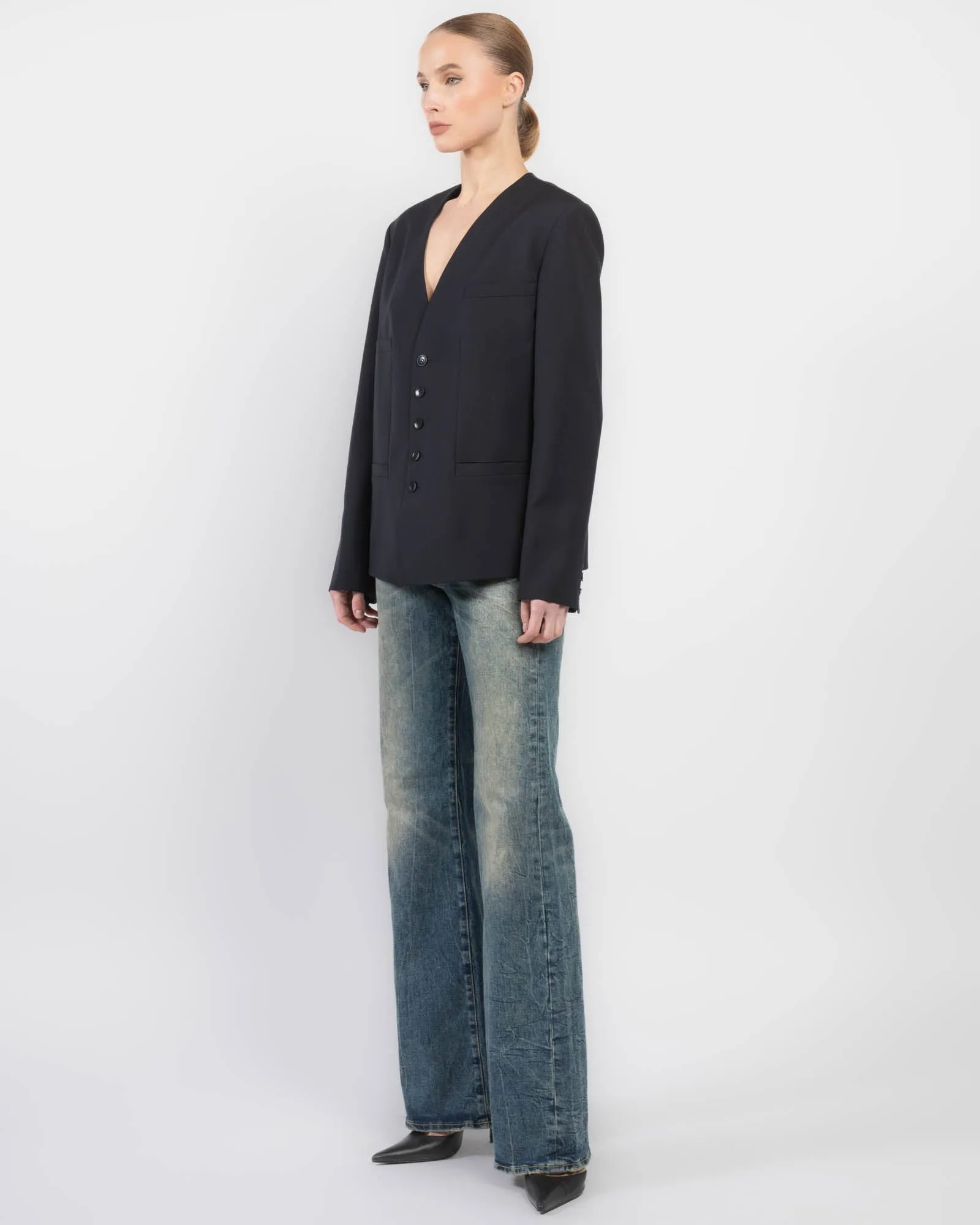 Tropical Collarless Vest sold by TNT Fashion product image thumbnail 4