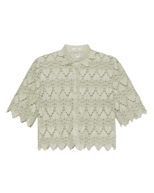 Lace Button Shirt sold by TNT Fashion