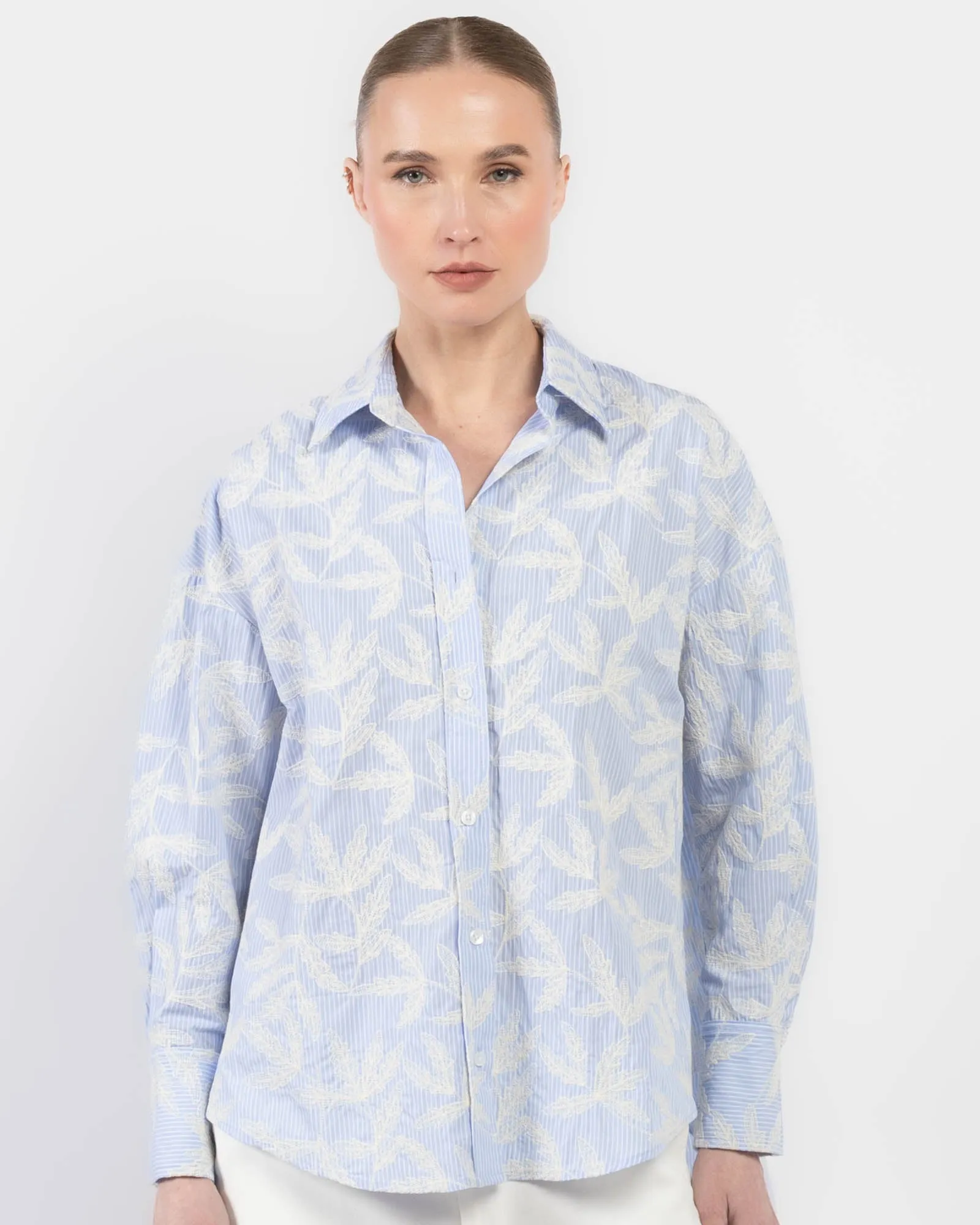 Frankie Embroidered Shirt sold by TNT Fashion