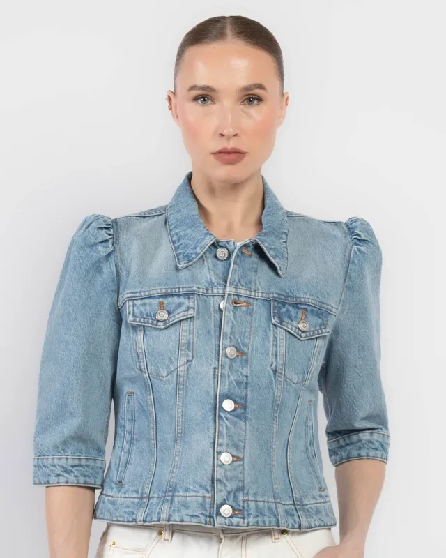 Slim Crop Denim Jacket sold by TNT Fashion