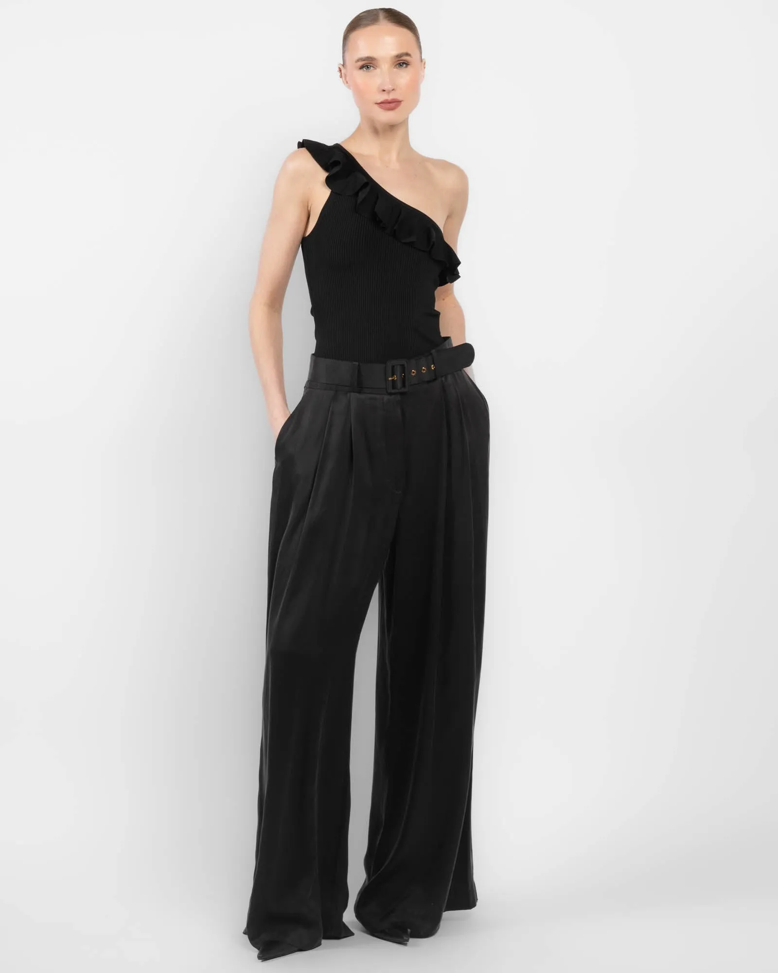 Rhiannon Frill Asymmetric Top sold by TNT Fashion product image thumbnail 2