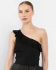 Rhiannon Frill Asymmetric Top sold by TNT Fashion