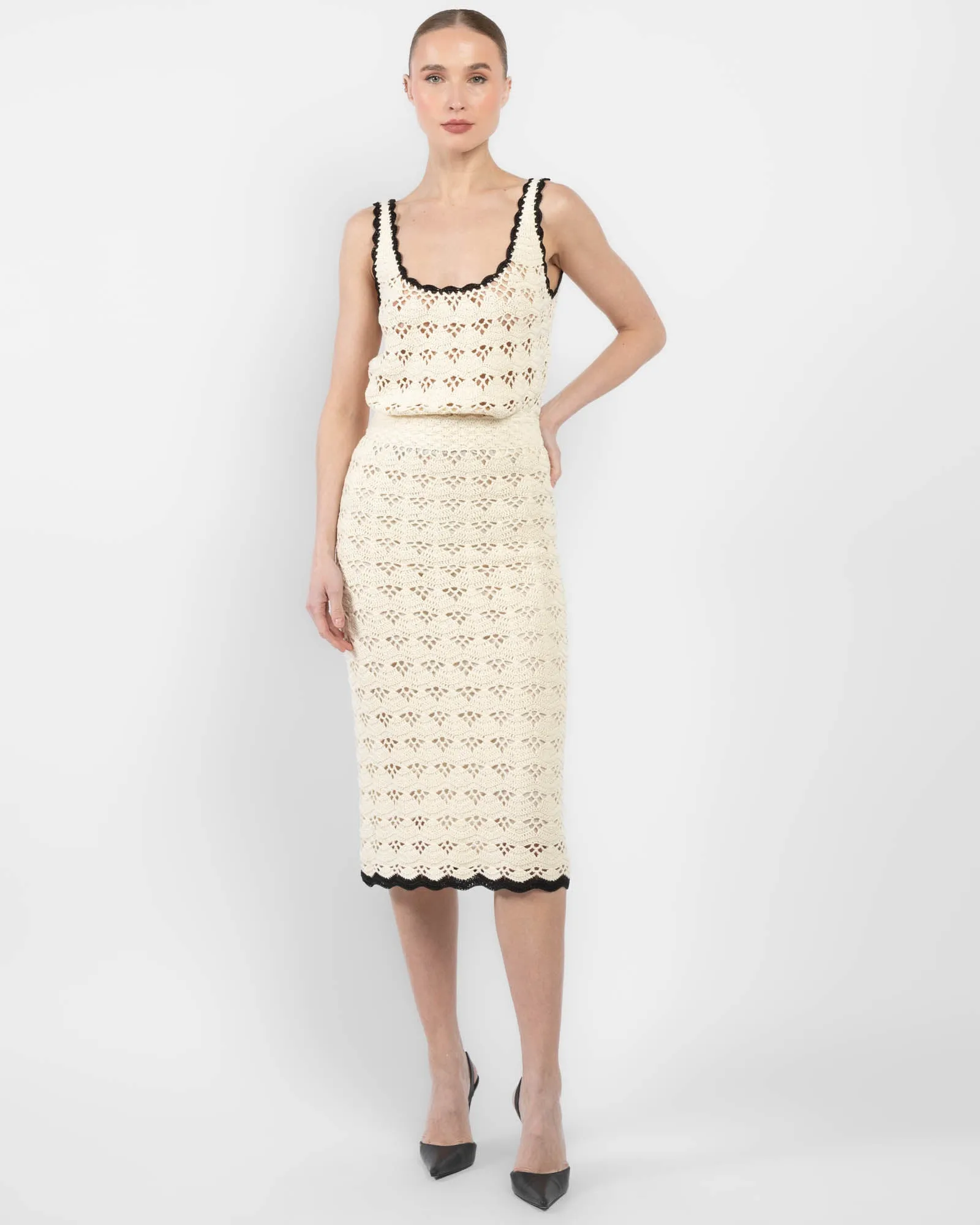 Rhiannon Crochet Tank sold by TNT Fashion product image thumbnail 2